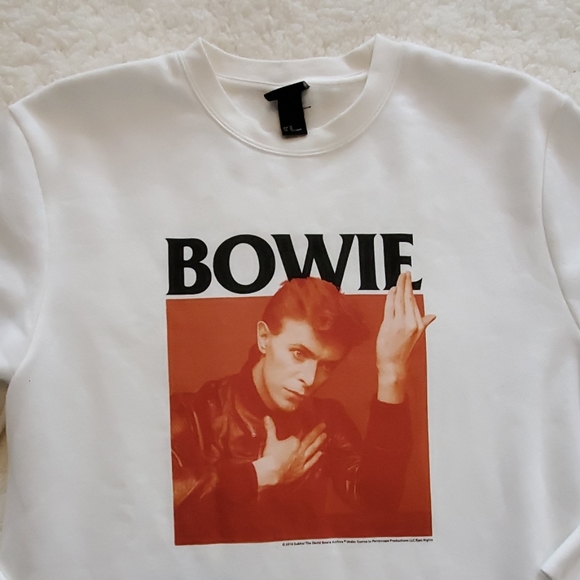 h&m bowie sweatshirt